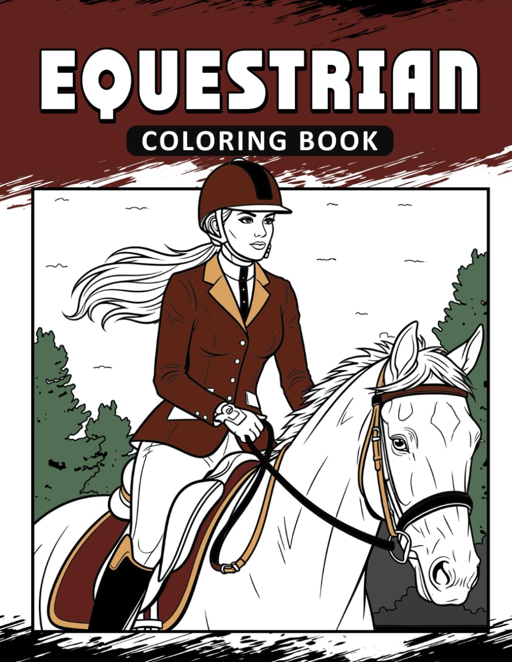 ler totalmente Equestrian Coloring Book: The Activity Book for Horseback Riding Lovers