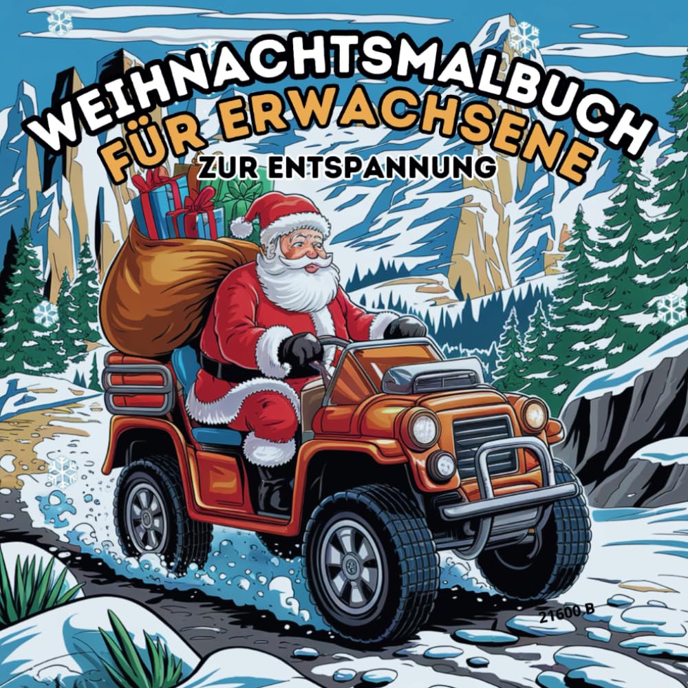capítulo por capítulo baixar Weihnachtsmalbuch für Erwachsene zur Entspannung: Frohe Weihnachten Malbuch für Senioren | Entspannende Weihnachtsmotive zum Ausmalen – Einfache Designs, ideal zum Stressabbau (German Edition)