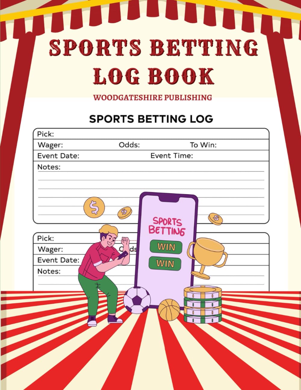 Sports Betting Log Book: Bet Record Organizer, Wager Tracking Journal, Gambling Logbook, Sports Wagering Tracker, Betting Strategy Planner, Bet Analysis Journal, And Wager Management Notebook baixar livro de graça