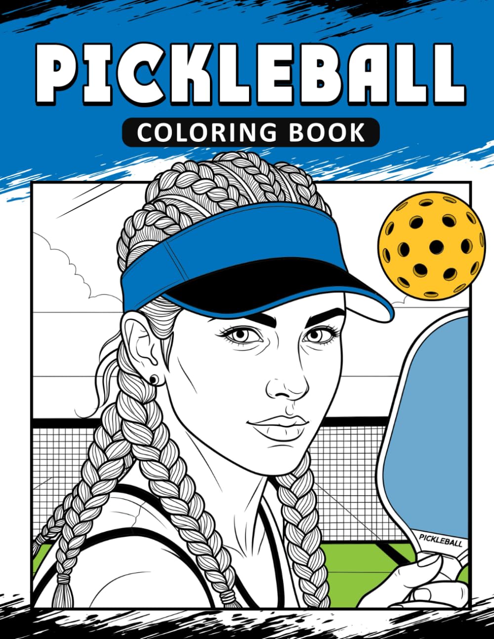Pickleball Coloring Book: The Activity Book for Pickleball Lovers baixar o livro de graça