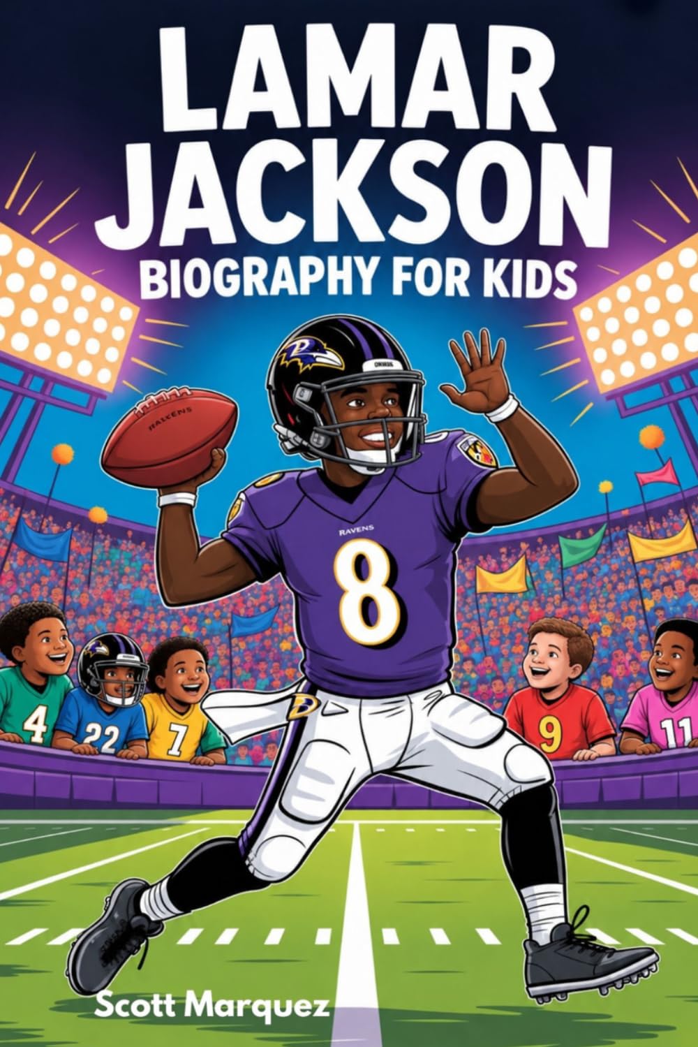 ler totalmente LAMAR JACKSON BIOGRAPHY FOR KIDS: The Amazing Story of the Boy Who Became an NFL Superstar (Amazing Sports Stars: Children's Sports Biographies)