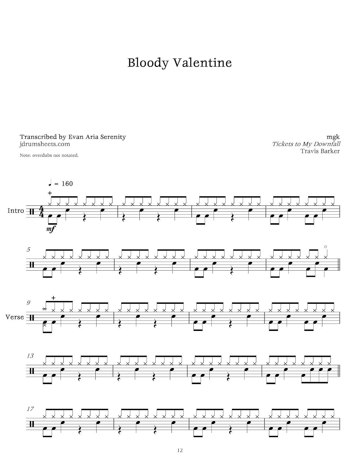 capítulo por capítulo baixar mgk (Machine Gun Kelly) - Bloody Valentine: Drum Sheet Music (JDS: mgk (Machine Gun Kelly) Drum Sheet Music) (English Edition)
