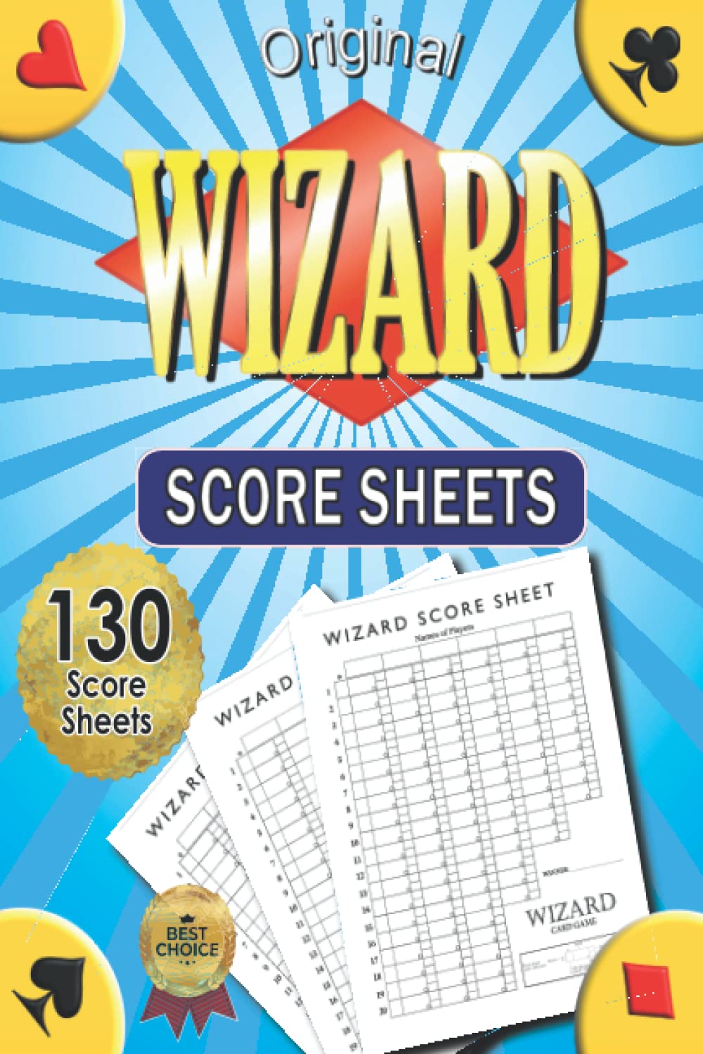 Official Wizard Score Sheets: 130 Page Travel Size Print Score Pads for Scorekeeping - 6 x 9 inches baixar livro de graça