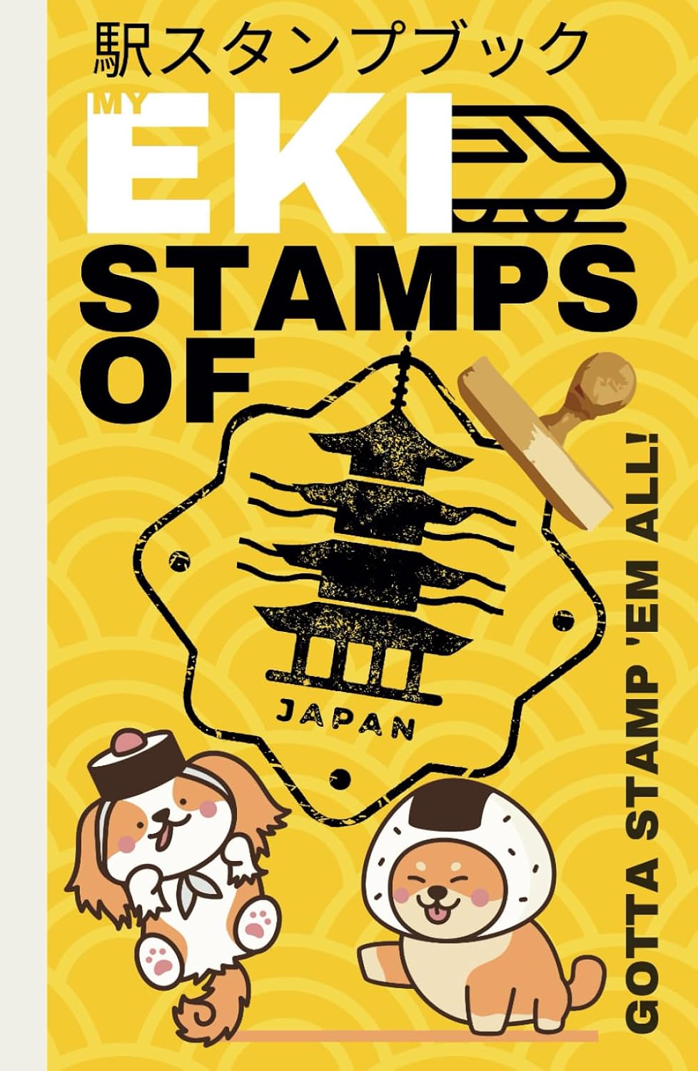 Gotta stamp 'em all: A hardcover Japan Travel stamp book for Collecting Eki Stamps at Train Stations, theme parks, Shrines and Other Hidden Wonders... and Seniors - 100 Premium Cream Paper pages baixar livro de graça