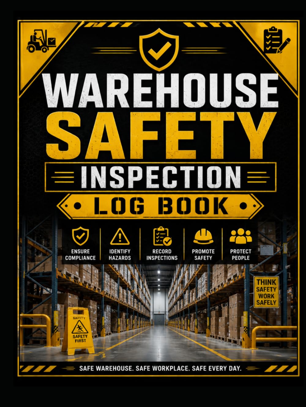 capítulo por capítulo baixar Warehouse Safety Inspection Log Book: Workplace Safety Checklist and Inspection Record for Warehouses, Distribution Centers, Hazard Identification, Corrective Actions and Facility Safety