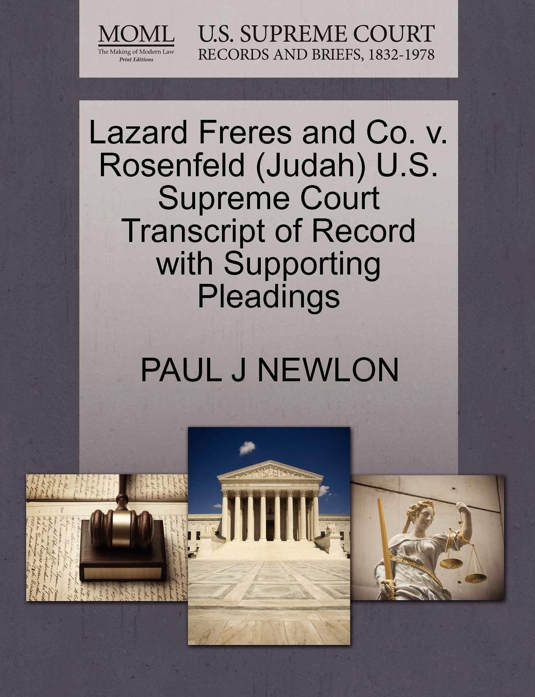 Lazard Freres and Co. v. Rosenfeld (Judah) U.S. Supreme Court Transcript of Record with Supporting Pleadings baixar livro de graça