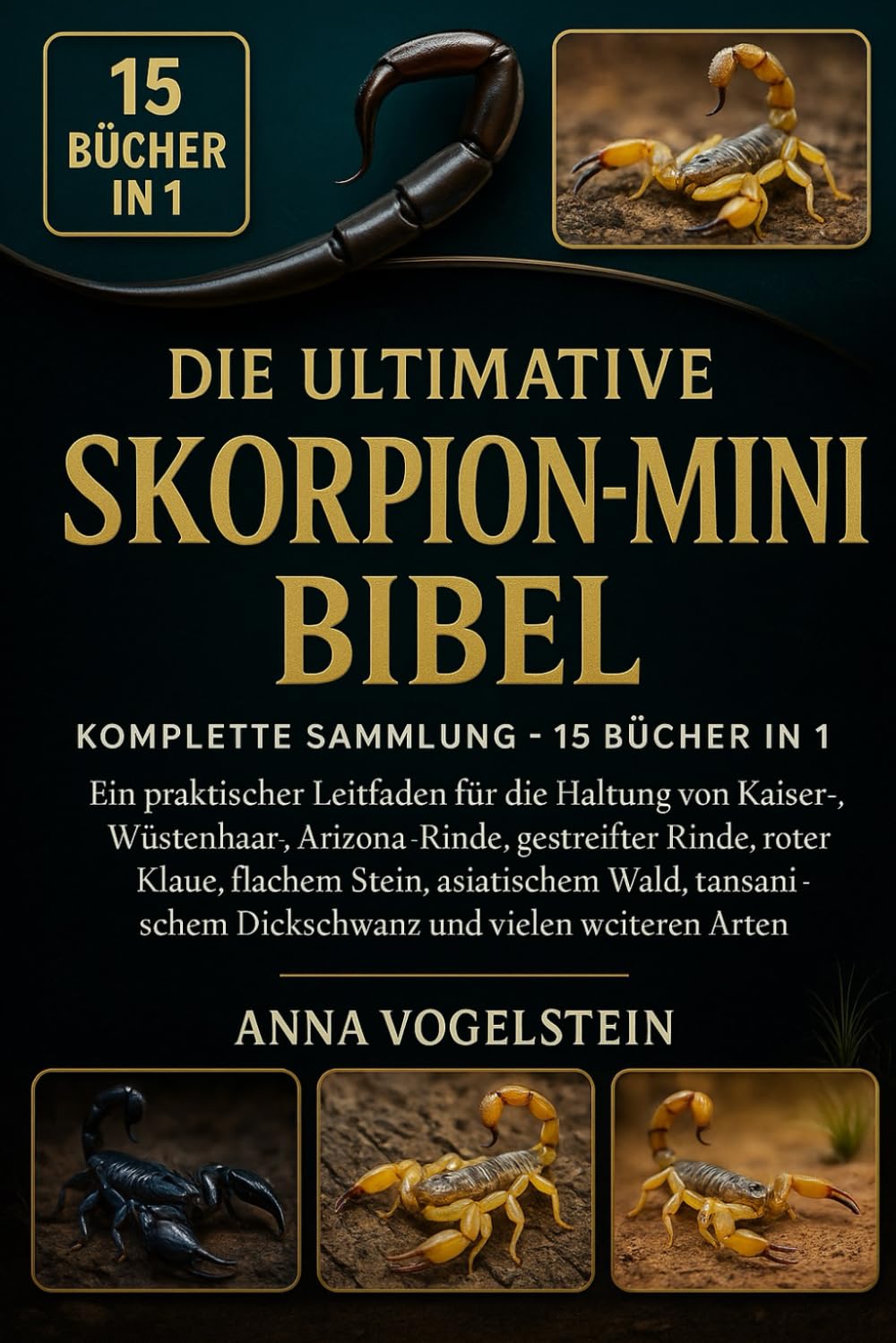 Die Ultimative Skorpion-Mini-Bibel: Komplette Sammlung - 15 Bücher In 1: Ein praktischer Leitfaden für die Haltung von Kaiser-, Wüstenhaar-,... Stein, asiatischem Wald, tansanischem... baixar o livro de graça