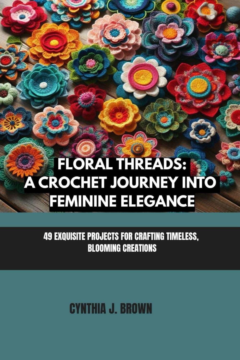 ler totalmente FLORAL THREADS: A CROCHET JOURNEY INTO FEMININE ELEGANCE: 49 EXQUISITE PROJECTS FOR CRAFTING TIMELESS, BLOOMING CREATIONS