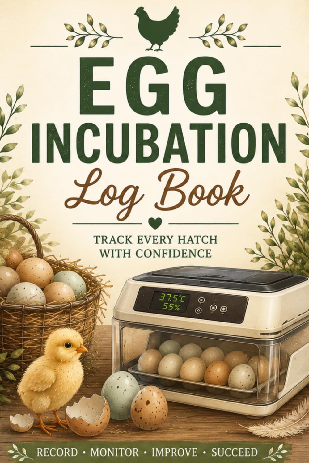 ler totalmente Egg Incubation Log Book: Track Every Hatch with Confidence: A Complete Record Book for Monitoring Temperature, Humidity, Turning Schedule, Candling, Hatch Results & Chick Development