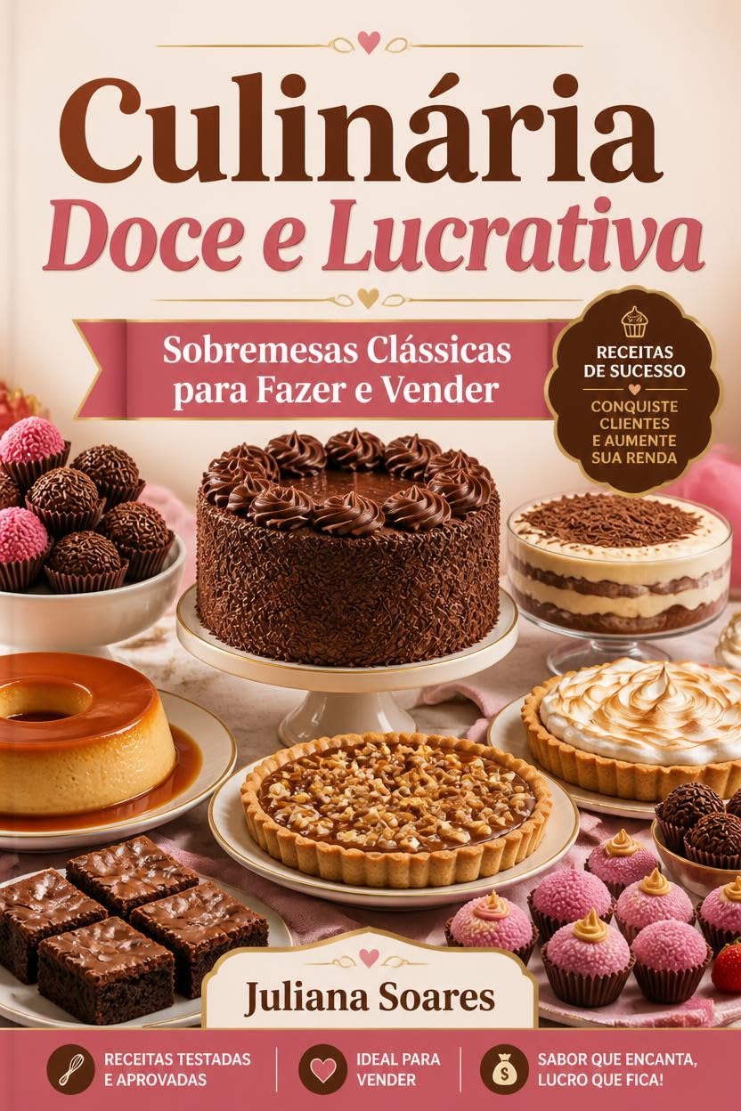 Culinária Doce e Lucrativa: Sobremesas Clássicas para Fazer e Vender baixar o livro de graça