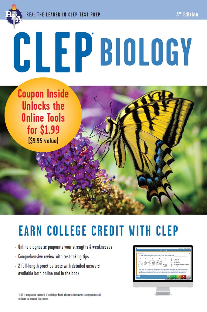CLEP® Biology Book + Online (CLEP Test Preparation) (English Edition)