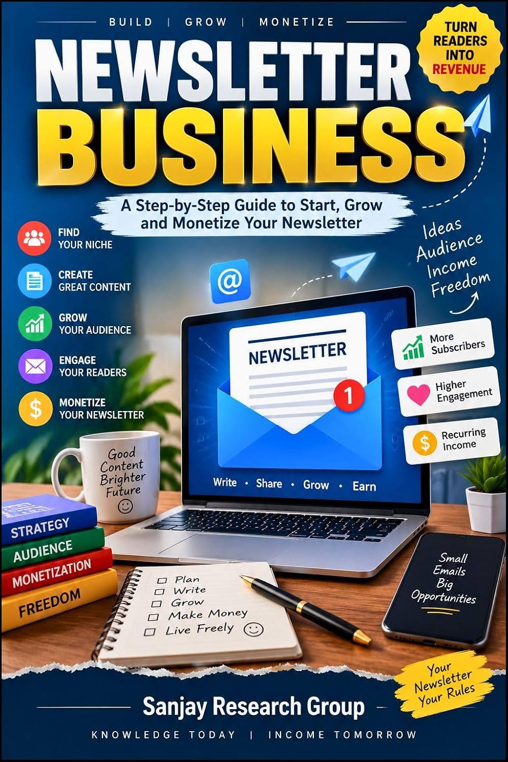 Newsletter Business: A Step by Step Guide to Start Grow and Monetize your News Letter (Online Earning Guide Books By Sanjay Mandavi Book 22) (English Edition) baixar o livro de graça