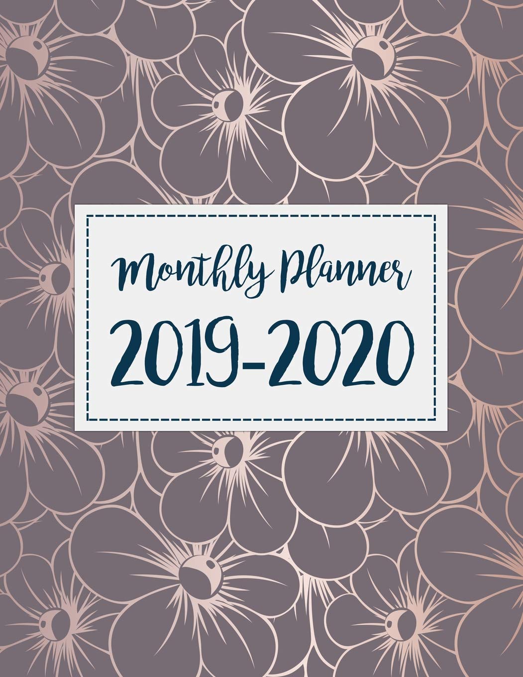 Monthly Planner 2019-2020: January 2019 - December 2020 Monthly Calendar Planner with Unruled Daily Blocks baixar o livro de graça