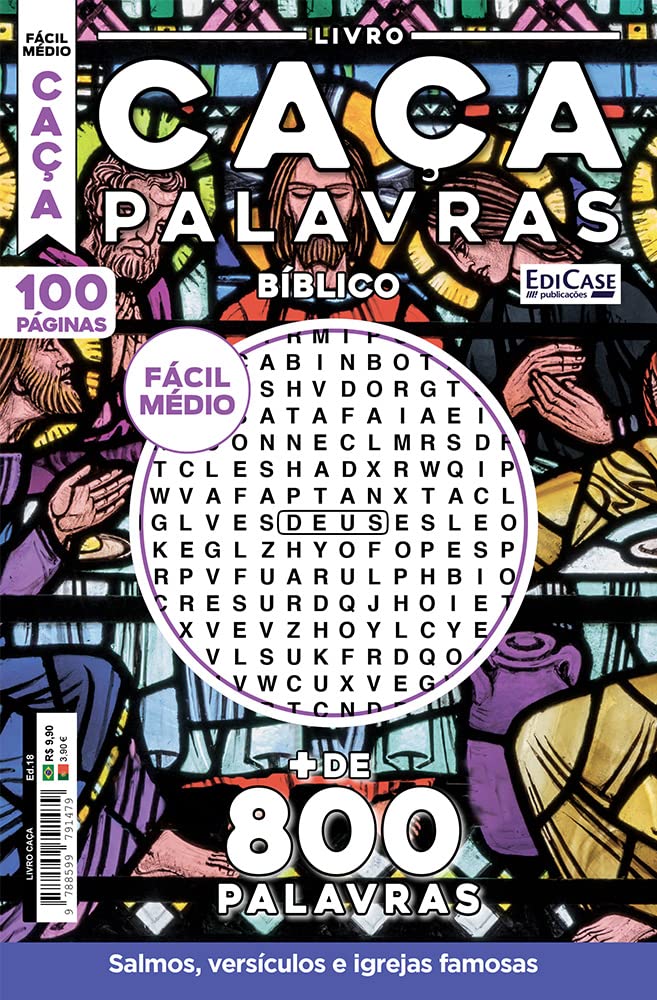 Livro Caça-Palavras 18: Nível Fácil/ Médio - Salmos, versículos e igrejas famosas baixar o livro de graça