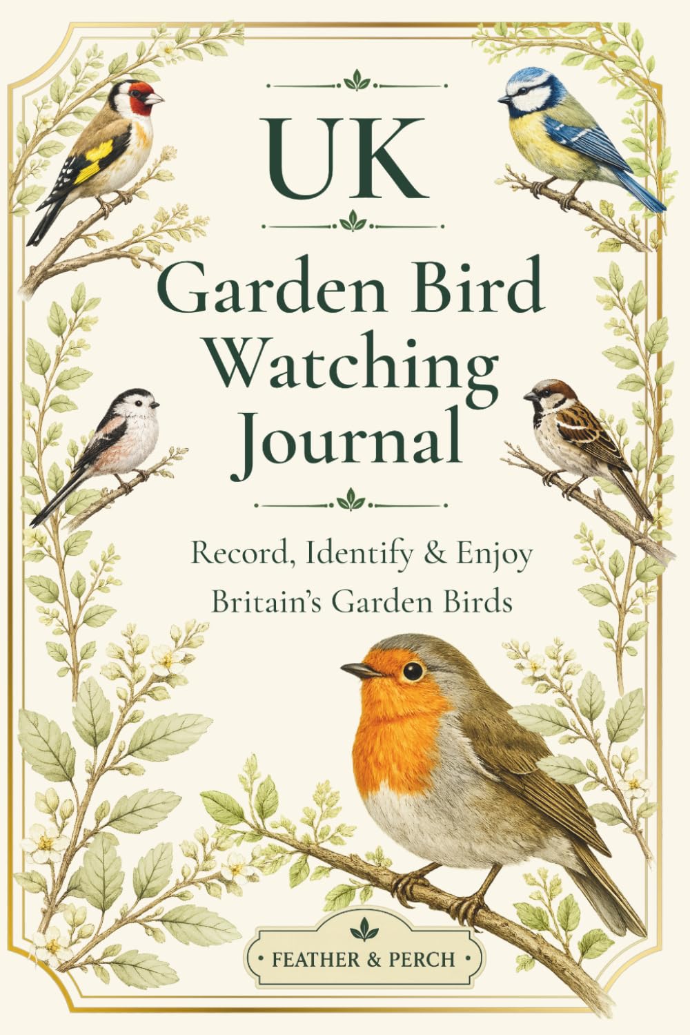 ler totalmente UK Garden Bird Watching Journal: Record, Identify & Enjoy Britain’s Garden Birds