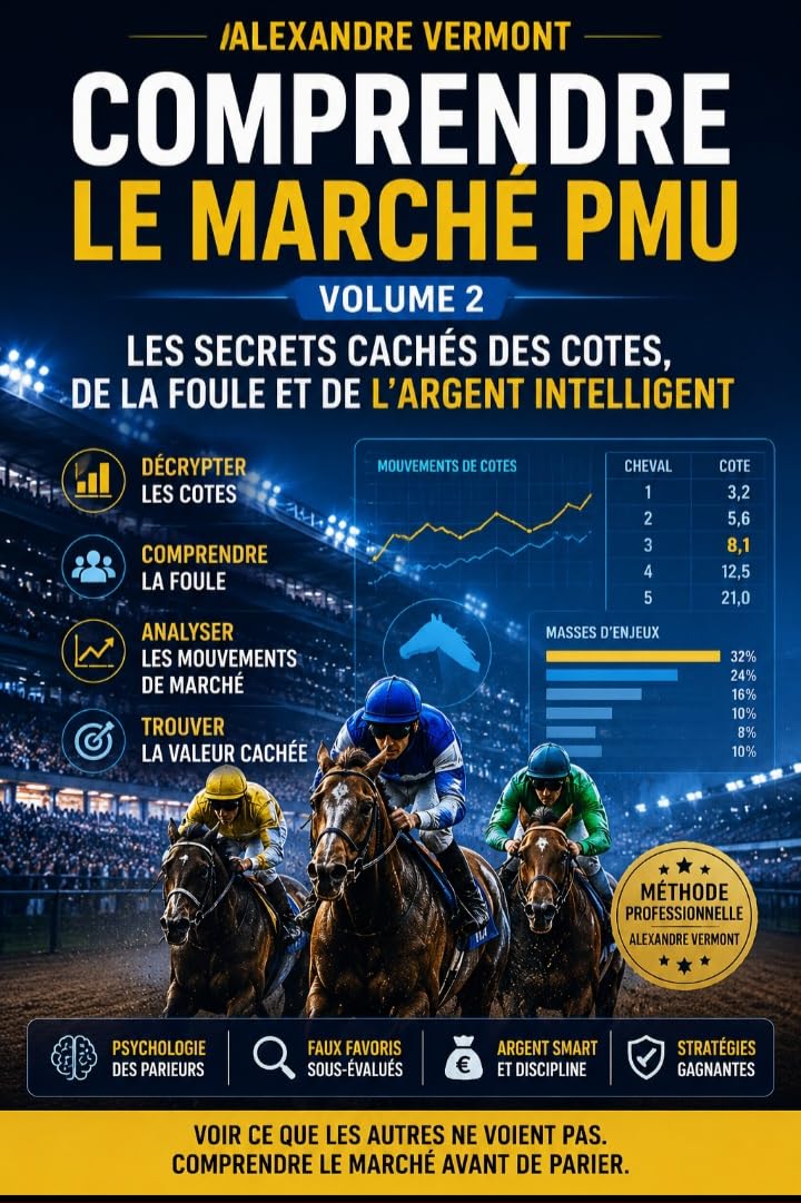 ler totalmente COMPRENDRE LE MARCHÉ PMU VOLUME 2: Les Secrets Cachés des Cotes, de la Foule et de l'Argent Intelligent (French Edition)