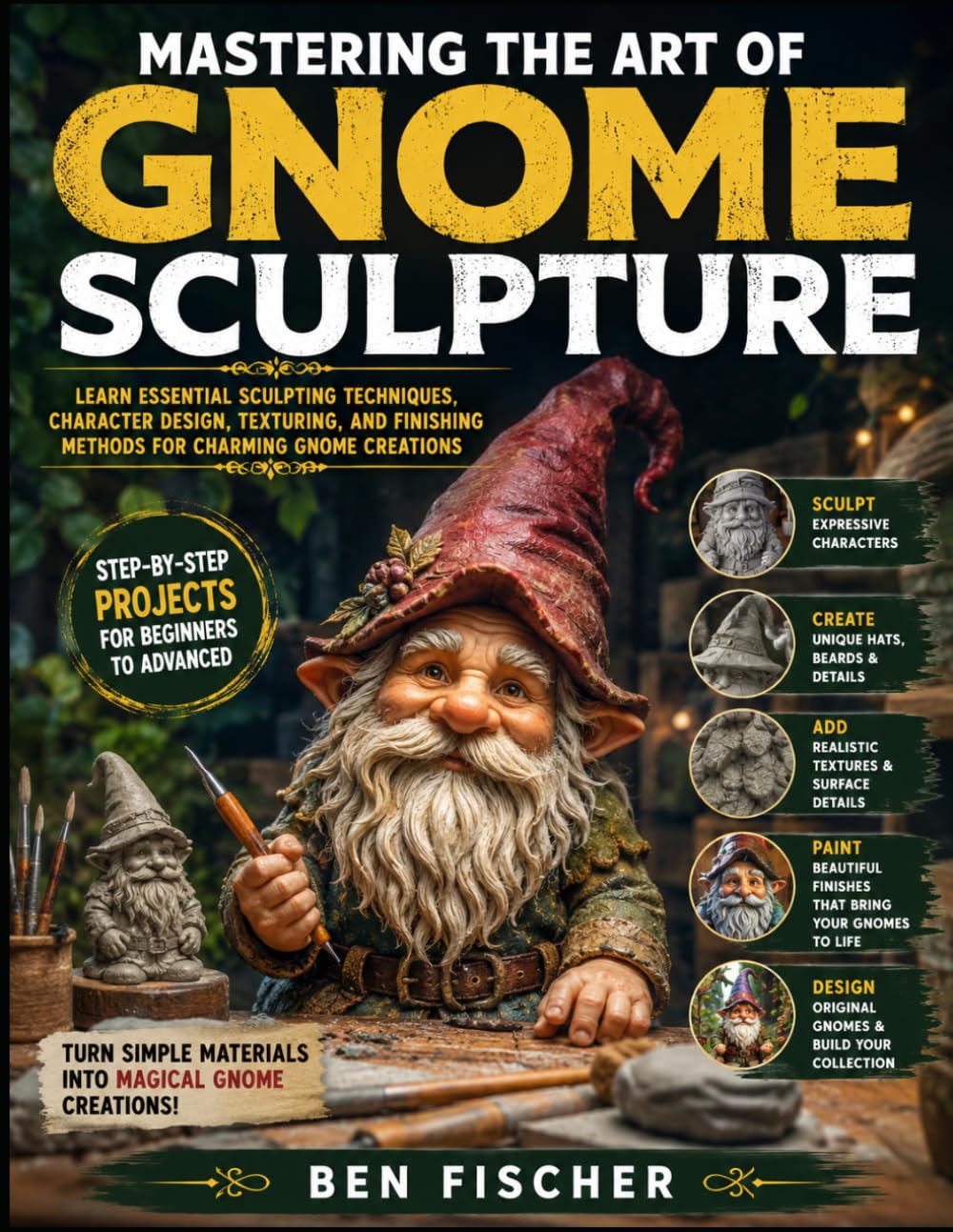 Mastering the Art of Gnome Sculpture: Learn Essential Sculpting Techniques, Character Design, Texturing, and Finishing Methods for Charming Gnome Creations baixar livro de graça