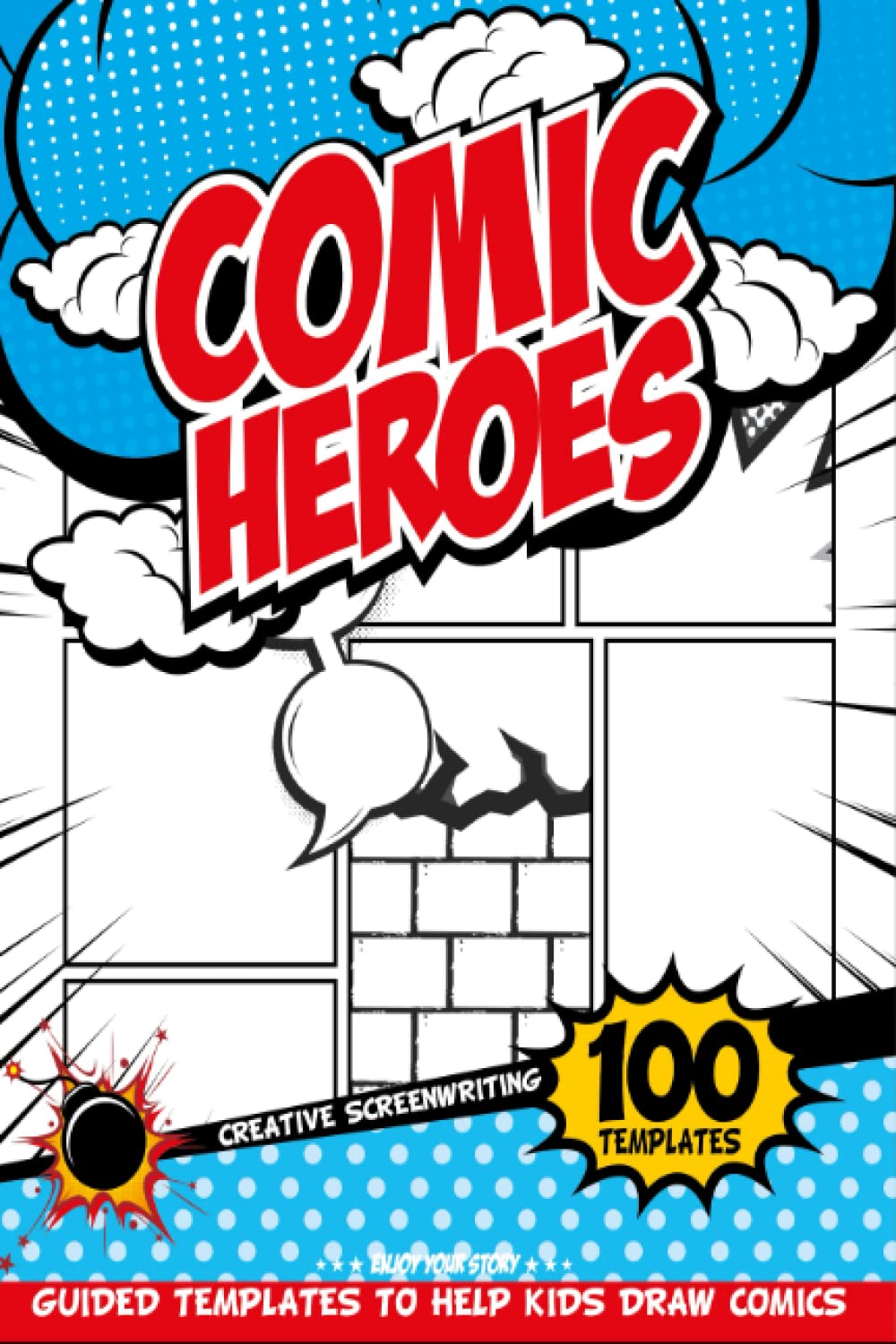 Blank Comic Story Drawing Pad: Original Guided Templates To Make Your Own Comic Books | Comics Party Favors Coloring baixar o livro de graça
