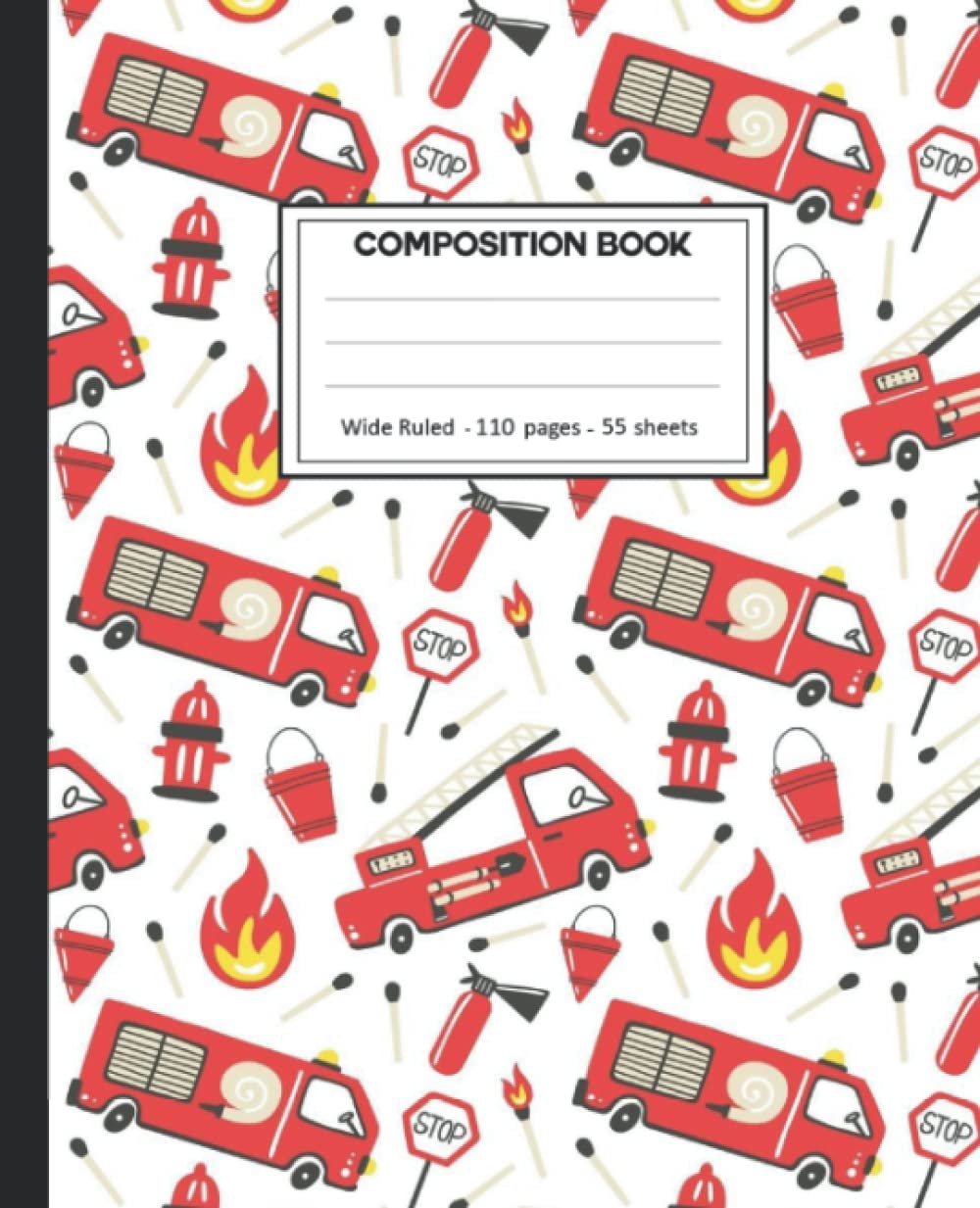 capítulo por capítulo baixar Composition Notebook: Fire Trucks Wide Ruled Paper Notebook Journal size 7.25 x 9.25” for student.