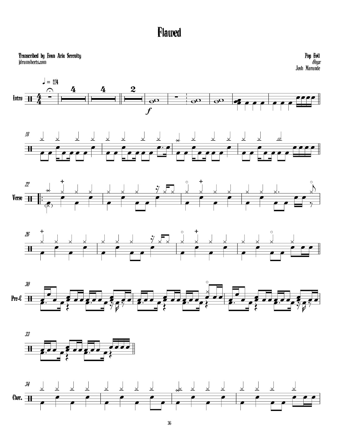 capítulo por capítulo baixar Pop Evil - Flawed: Drum Sheet Music (JDS: Pop Evil Drum Sheet Music) (English Edition)
