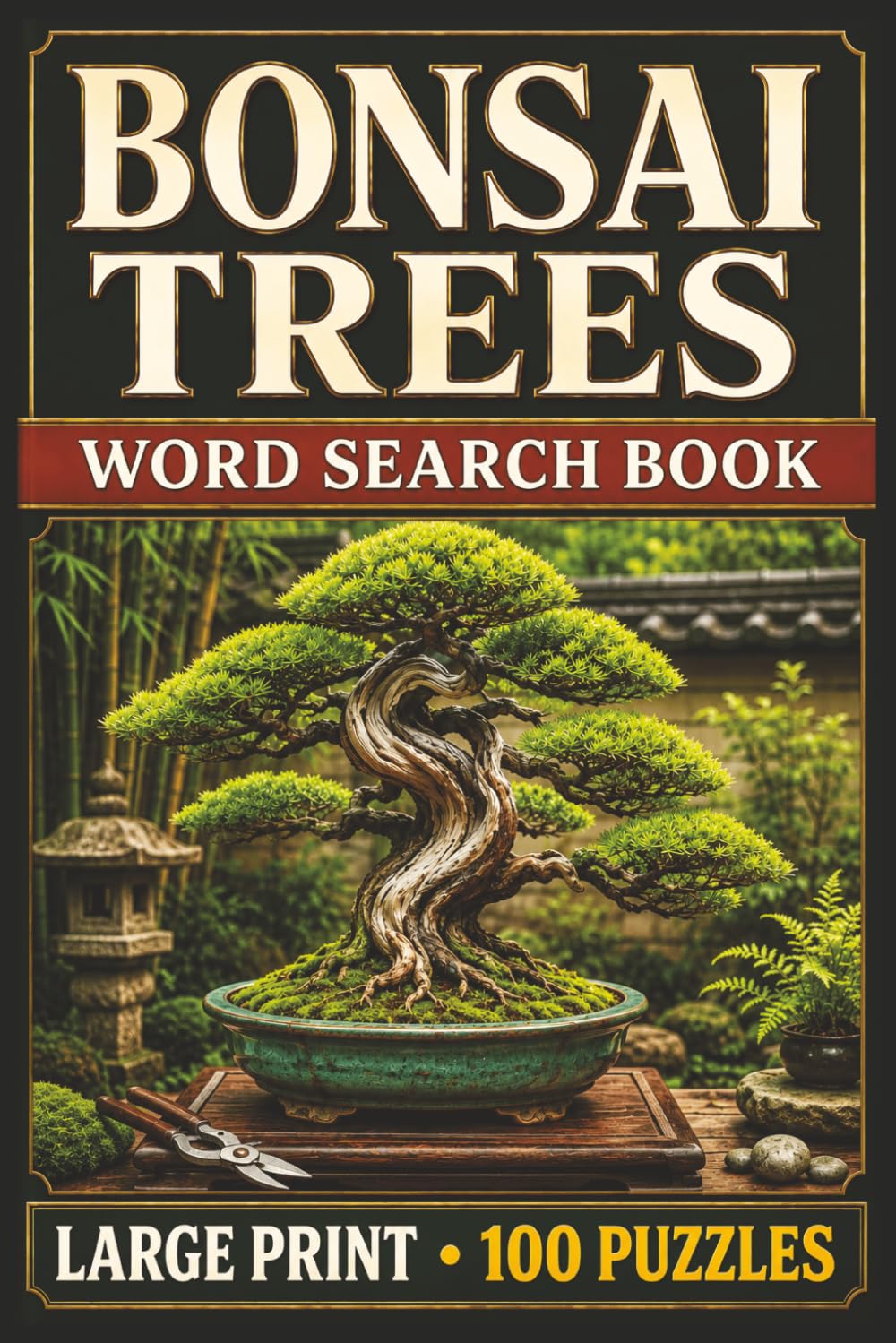 Bonsai Trees Word Search: Large Print Book with 100 Puzzles on Bonsai Care, Bonsai Pruning, and Bonsai Watering baixar o livro de graça