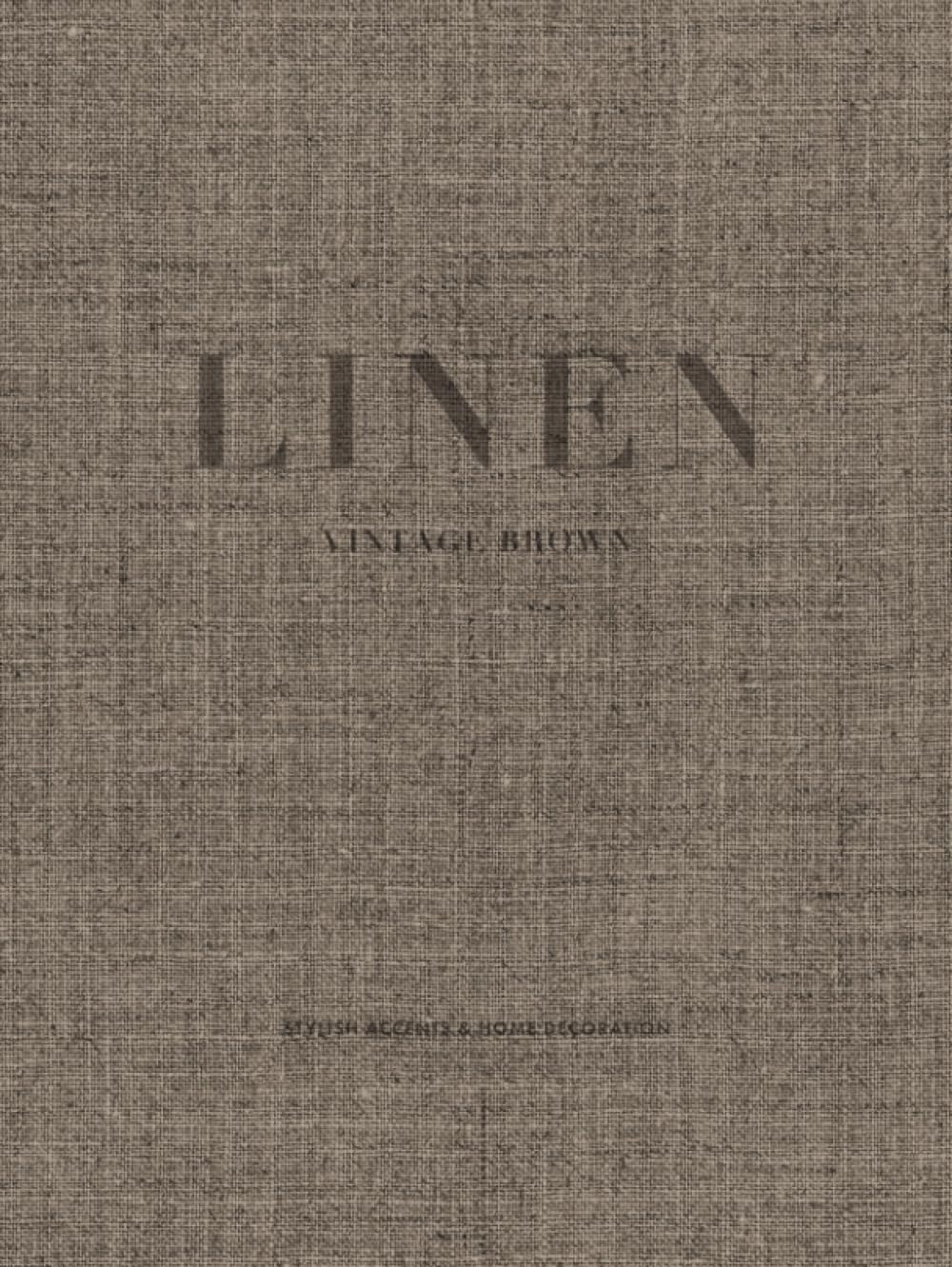 ler totalmente Vintage Brown - A Hard Cover Coffee Table Book, for Decor & Display | Faux Linen Style Home Accent with Realistic Fabric Effect: Ideal for Decorative... | Minimal Internal Layout (Fabric Accents)
