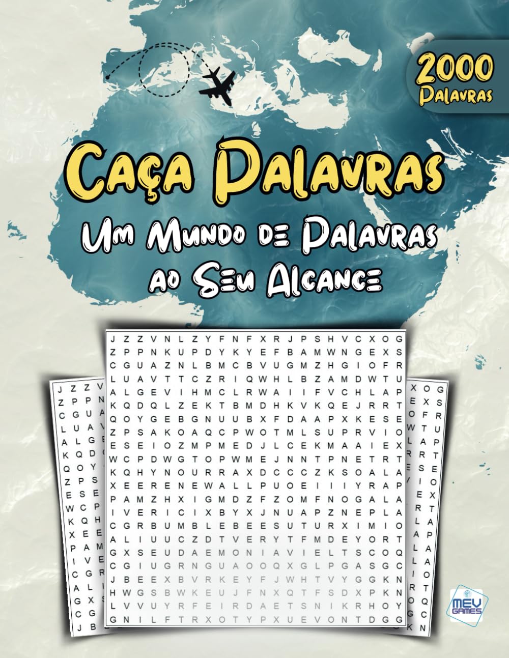 Um Mundo de Palavras ao Seu Alcance: Caça Palavras Em Português - MEV Games (Portuguese Edition)
