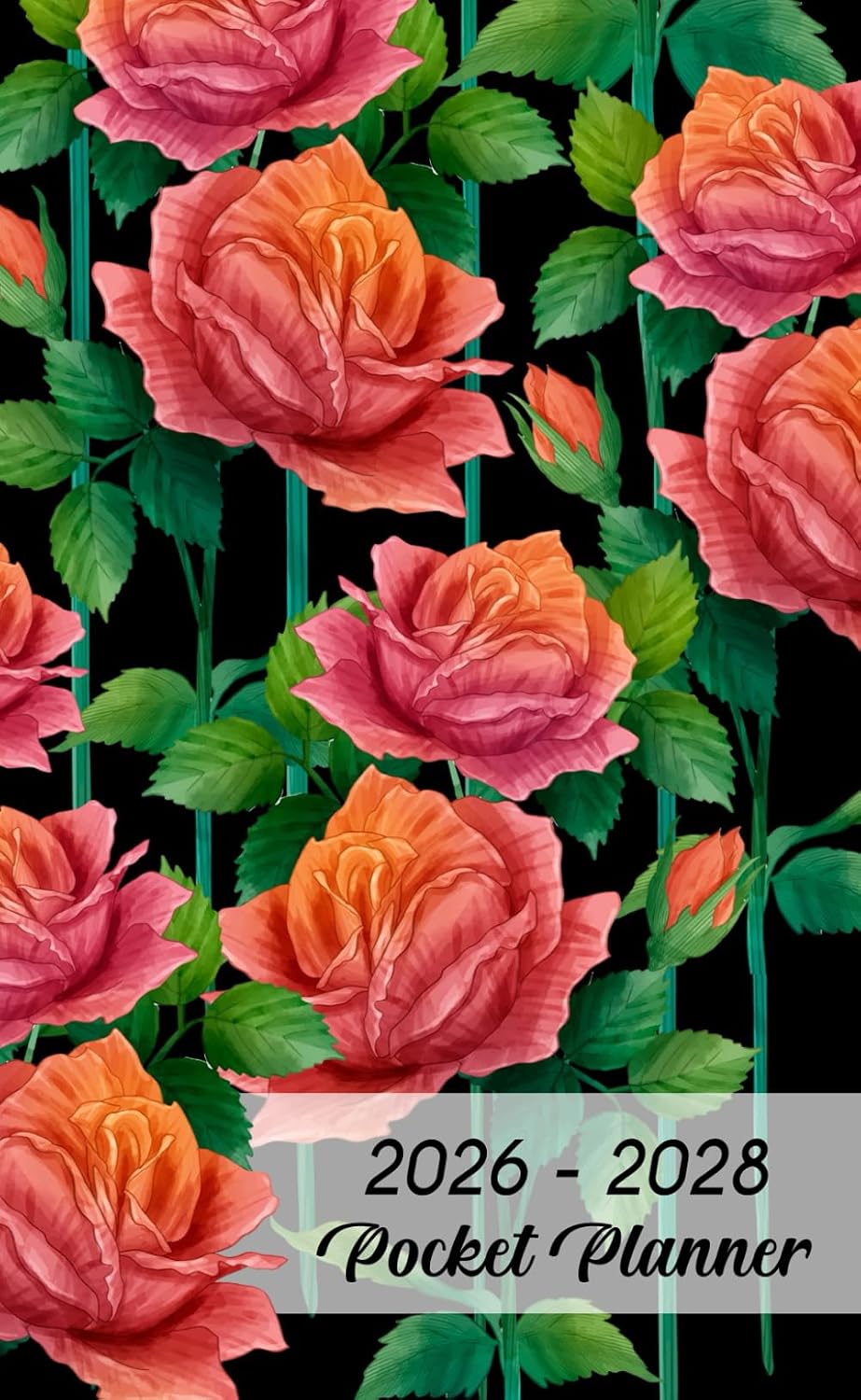 Pocket Planner 2026-2028: 36 Months of Monthly Planning and Appointment Scheduling from January 2026 to December 2028 with Federal Holidays in a... featuring Red Rose Garden Cover for Purse baixar o livro de graça