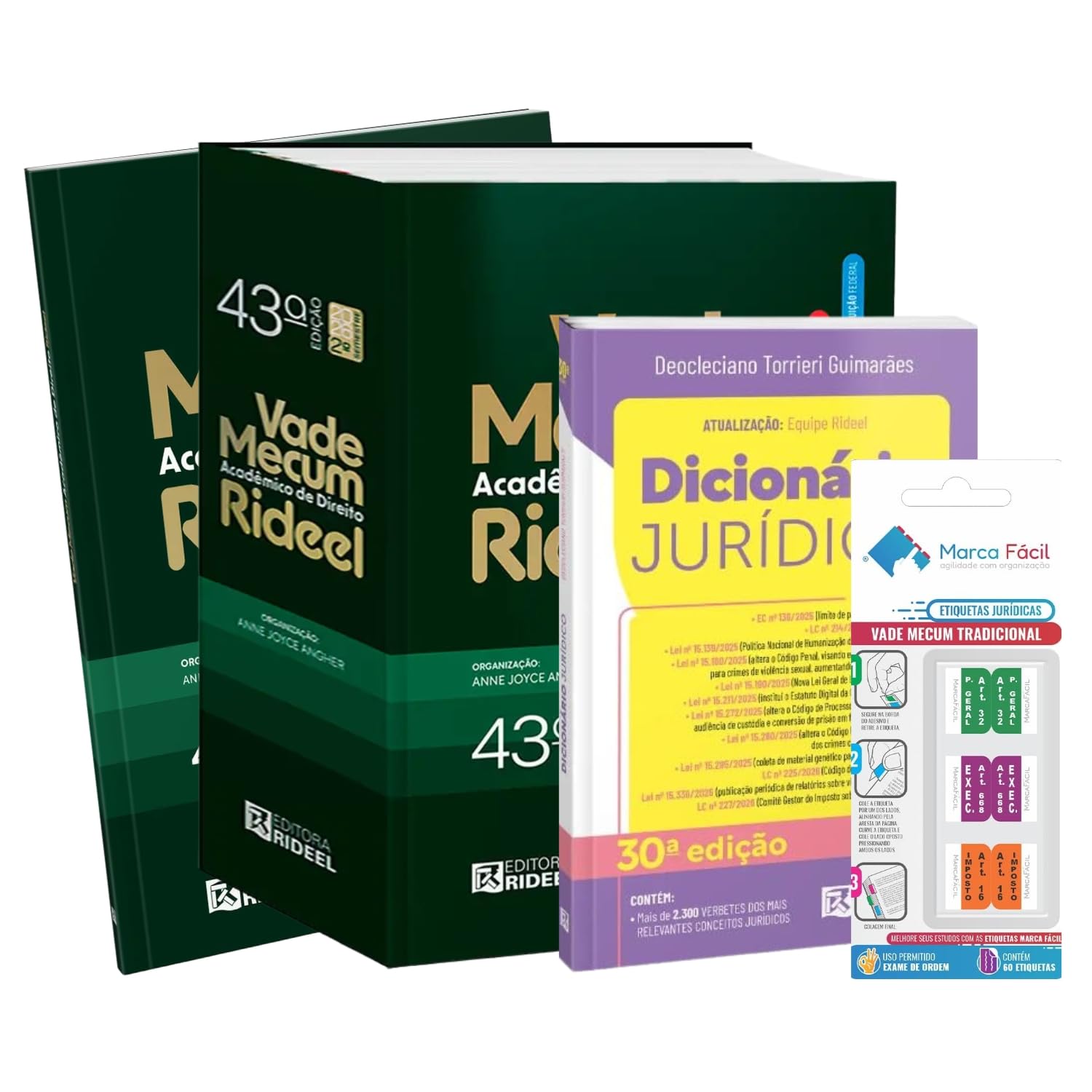 ler totalmente Vade Mecum Acadêmico de Direito 43ª Edição + Etiqueta Marca Fácil + Dicionário Jurídico