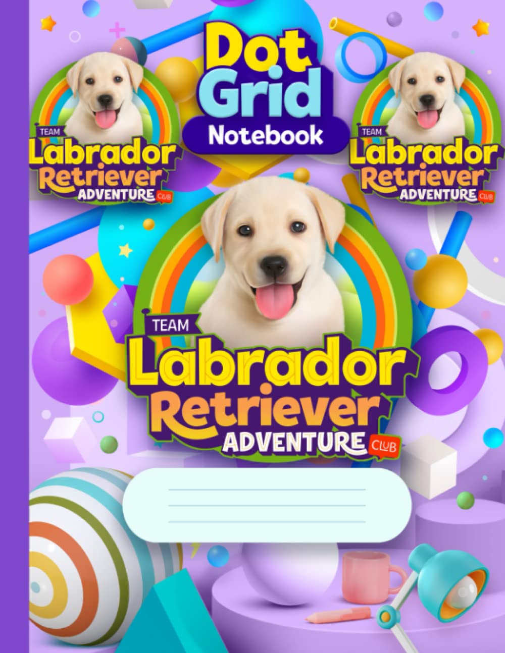 Labrador Retriever Dot Grid Notebook: Dot Grid Notebook 8.5 x 11 - Kawaii Dot Grid Journal Notebook for Students baixar livro de graça
