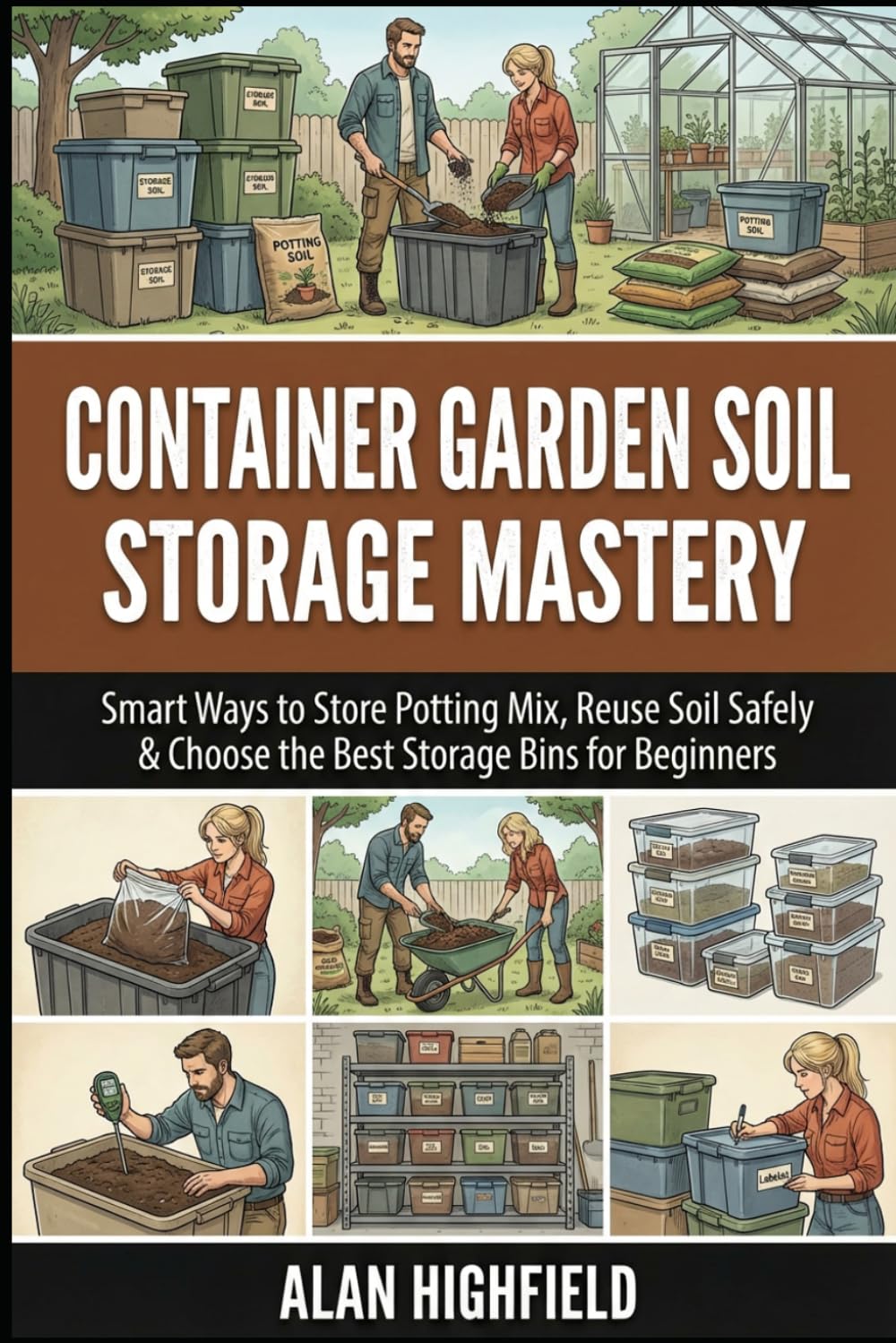 ler totalmente Container Garden Soil Storage Mastery: Smart Ways to Store Potting Mix, Reuse Soil Safely & Choose the Best Storage Bins for Beginners