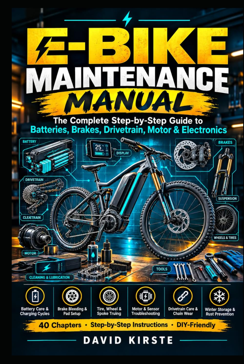 capítulo por capítulo baixar E-Bike Maintenance Manual: A Step-by-Step Guide to Battery Care, Brakes, Drivetrain, and Troubleshooting for Every Rider