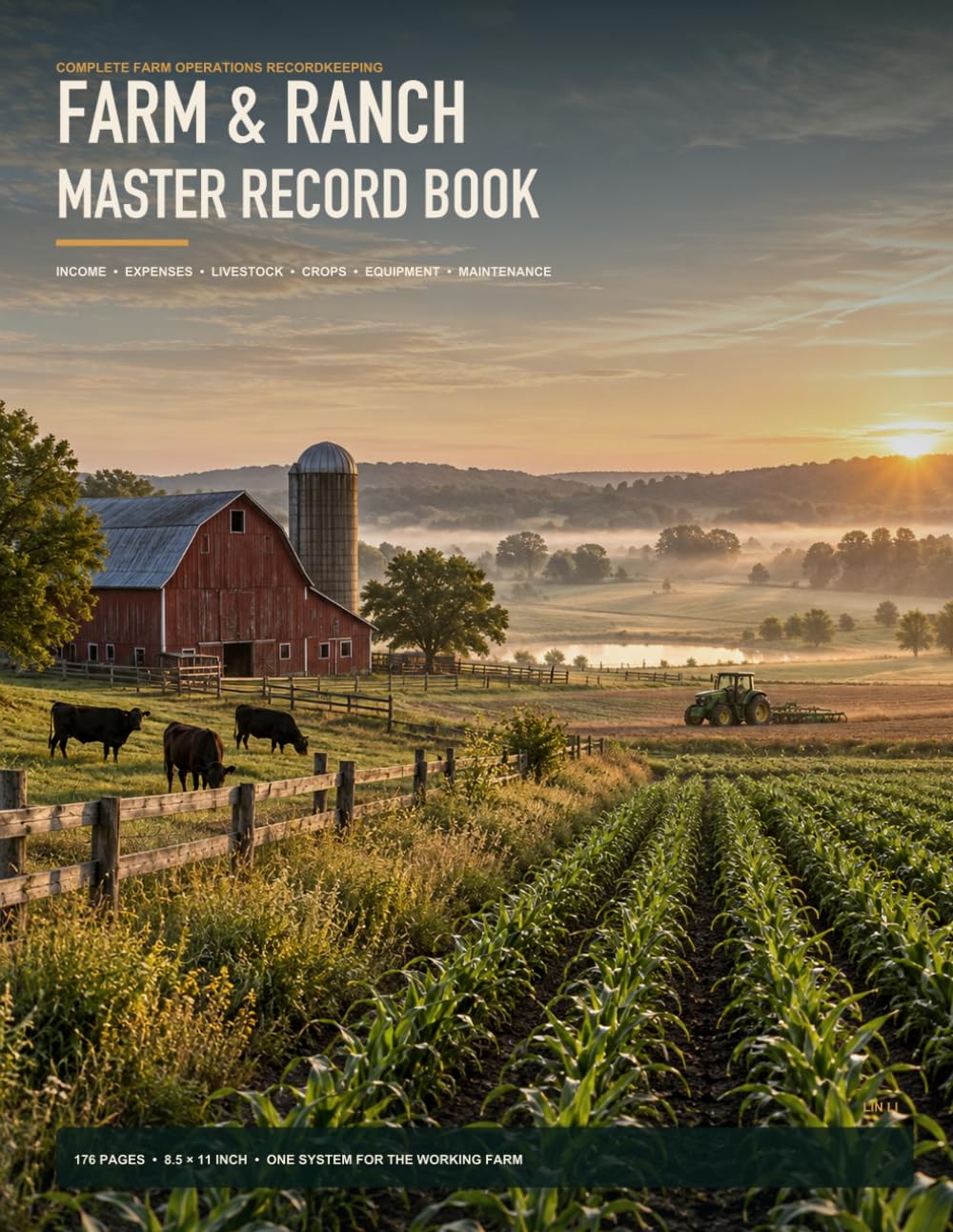 Farm & Ranch Master Record Book: Income, Expenses, Livestock, Crops, Equipment, Maintenance and Year-End Summaries baixar o livro de graça