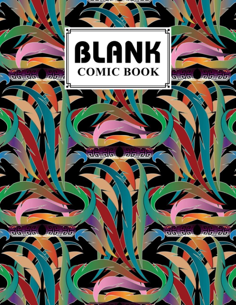 capítulo por capítulo baixar Blank Comic Book: Floral Cover Blank Comic Book, Create Your Own Story, Journal, Notebook, Sketchbook for Kids and Adults, 120 Pages - Size 8.5" x 11" Notebook by Hans-Peter Lemke