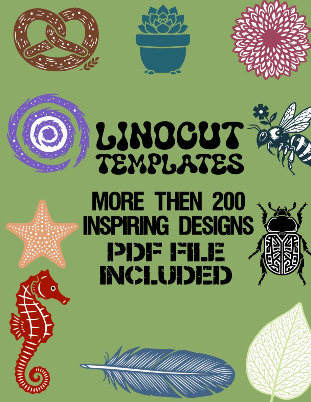 capítulo por capítulo baixar Linocut Templates: 200 Unique Animal-Themed Patterns for Printmaking & Block Carving – Includes Digital Files