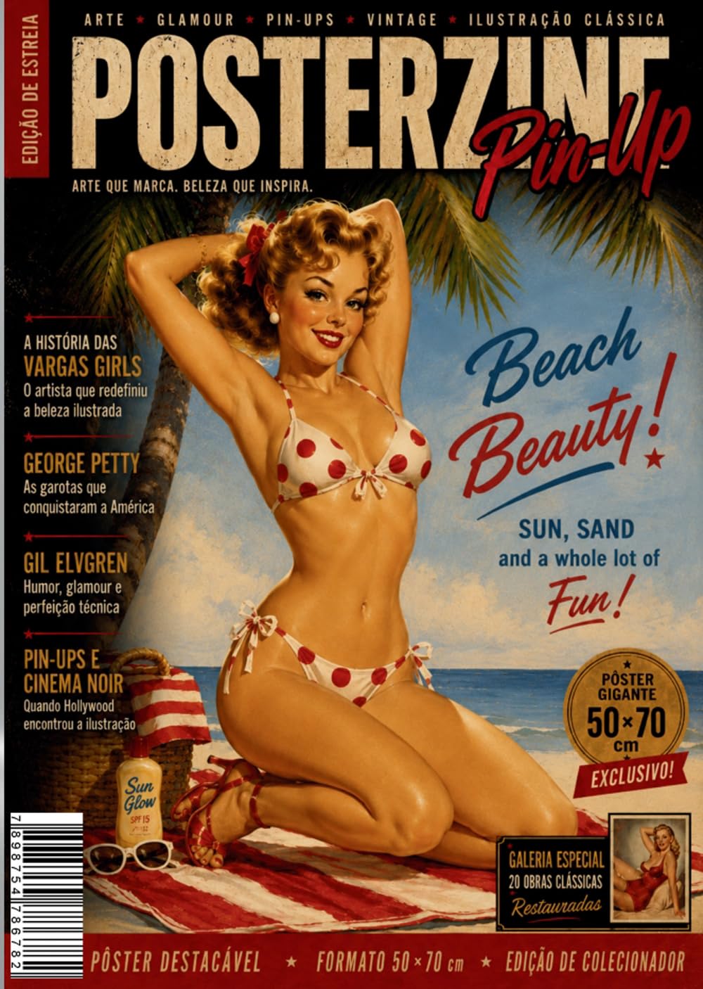 ler totalmente Posterzine Pin-Up - Praia