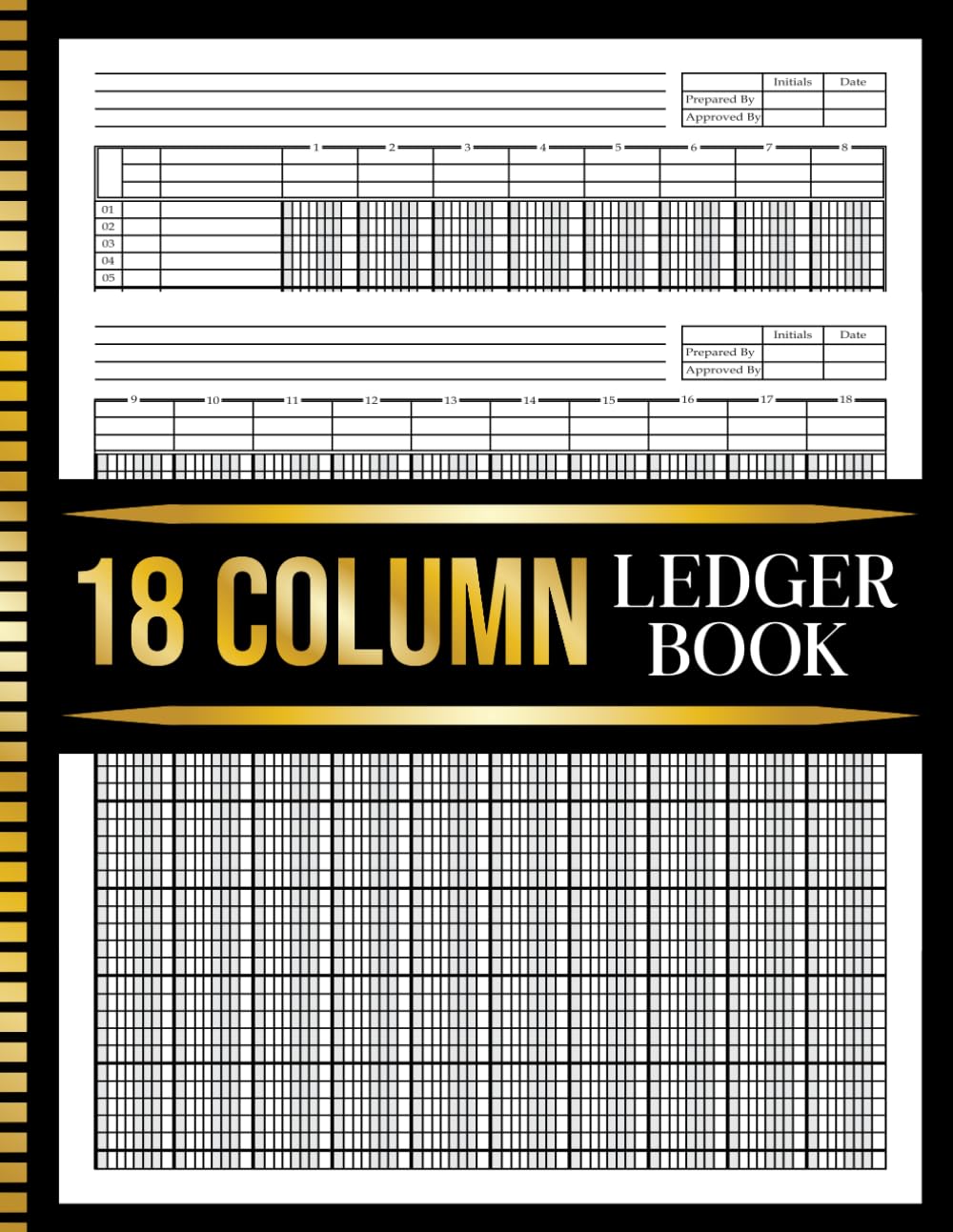18 Column Ledger Book: Columnar Pad 18 Column | Accounting Ledger for Bookkeeping for Small Business and Personal Use | 8.5 x 11 inches. baixar o livro de graça