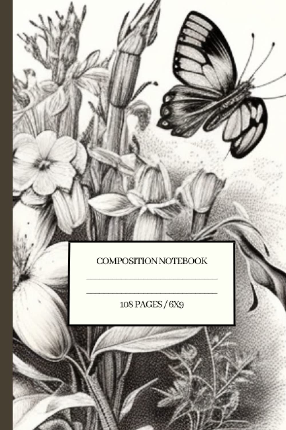 Beautiful Composition Notebook Butterfly Vintage Botanical Aesthetic baixar livro de graça