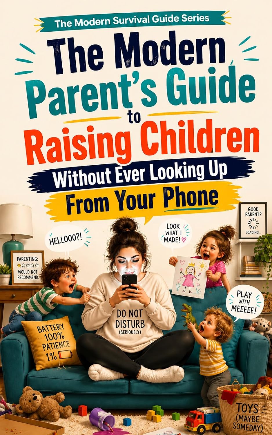 ler totalmente THE MODERN PARENT'S GUIDE TO RAISING CHILDREN WITHOUT EVER LOOKING UP FROM YOUR PHONE (The Modern Survival Guide) (English Edition)