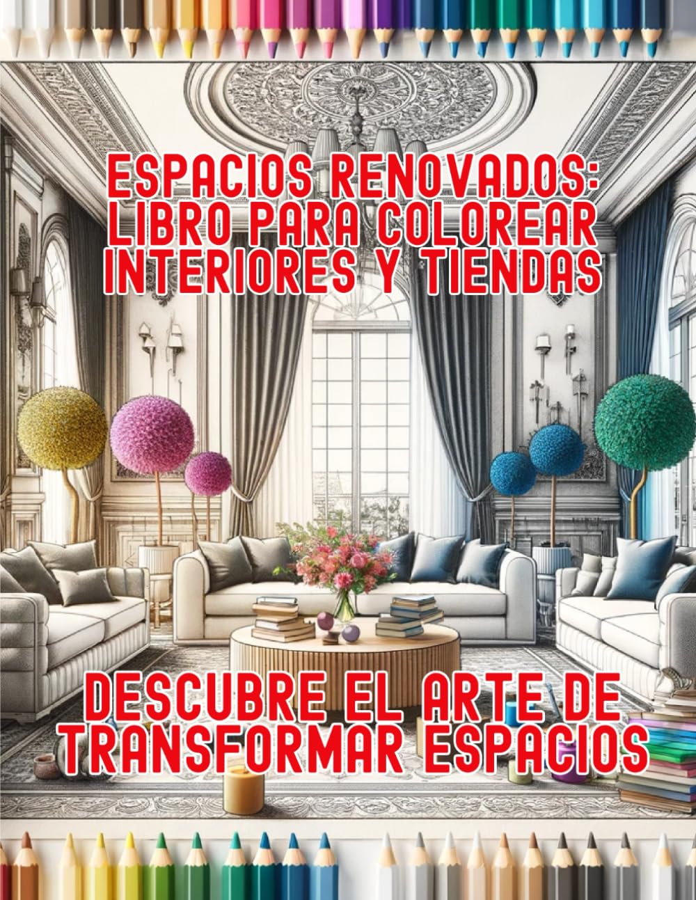 capítulo por capítulo baixar Espacios Renovados: Libro para Colorear Interiores y Tiendas: Arte y Creatividad: Inspiración de Diseño Interior Libro para Colorear Descubre el Arte de Transformar Espacios (Spanish Edition)
