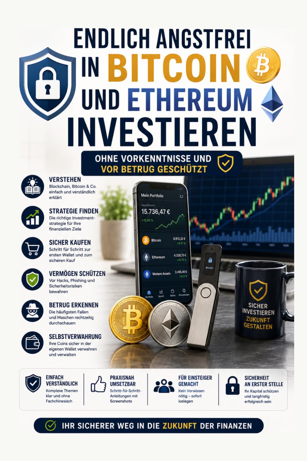 capítulo por capítulo baixar Sicher in Kryptowährungen investieren: Betrug, Hacks und teure Anfängerfehler vermeiden – Ihr praktischer Wegweiser für den geschützten Einstieg in Bitcoin, Ethereum und Co. (German Edition)