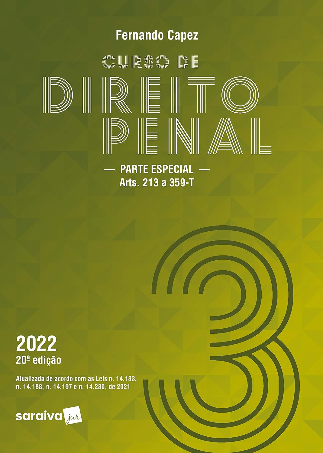 capítulo por capítulo baixar Curso de Direito Penal - Vol. 3 - 20ª edição 2022