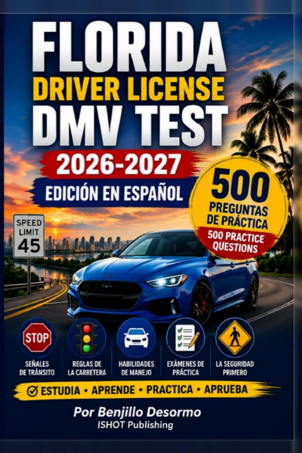 ler totalmente FLORIDA DMV TEST SPANISH: English & Spanish Edition 2026 –2027 HANDBOOK