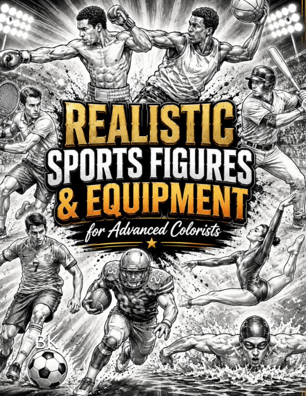 ler totalmente Realistic Sports Figures & Equipment for Advanced Colorist
