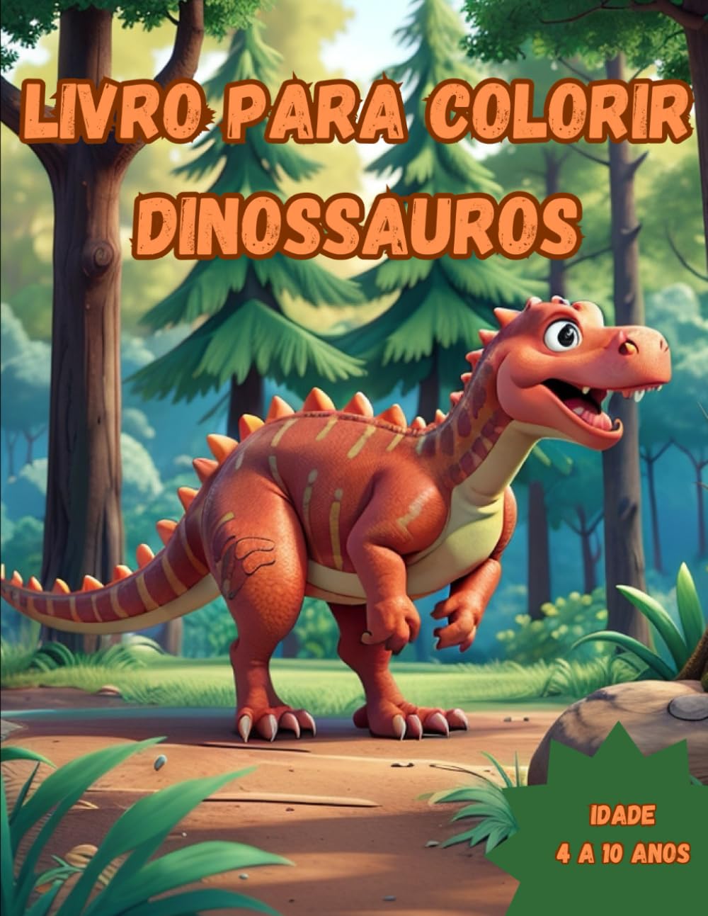 Livro para Colorir - Dinossauros (Portuguese Edition) baixar o livro de graça