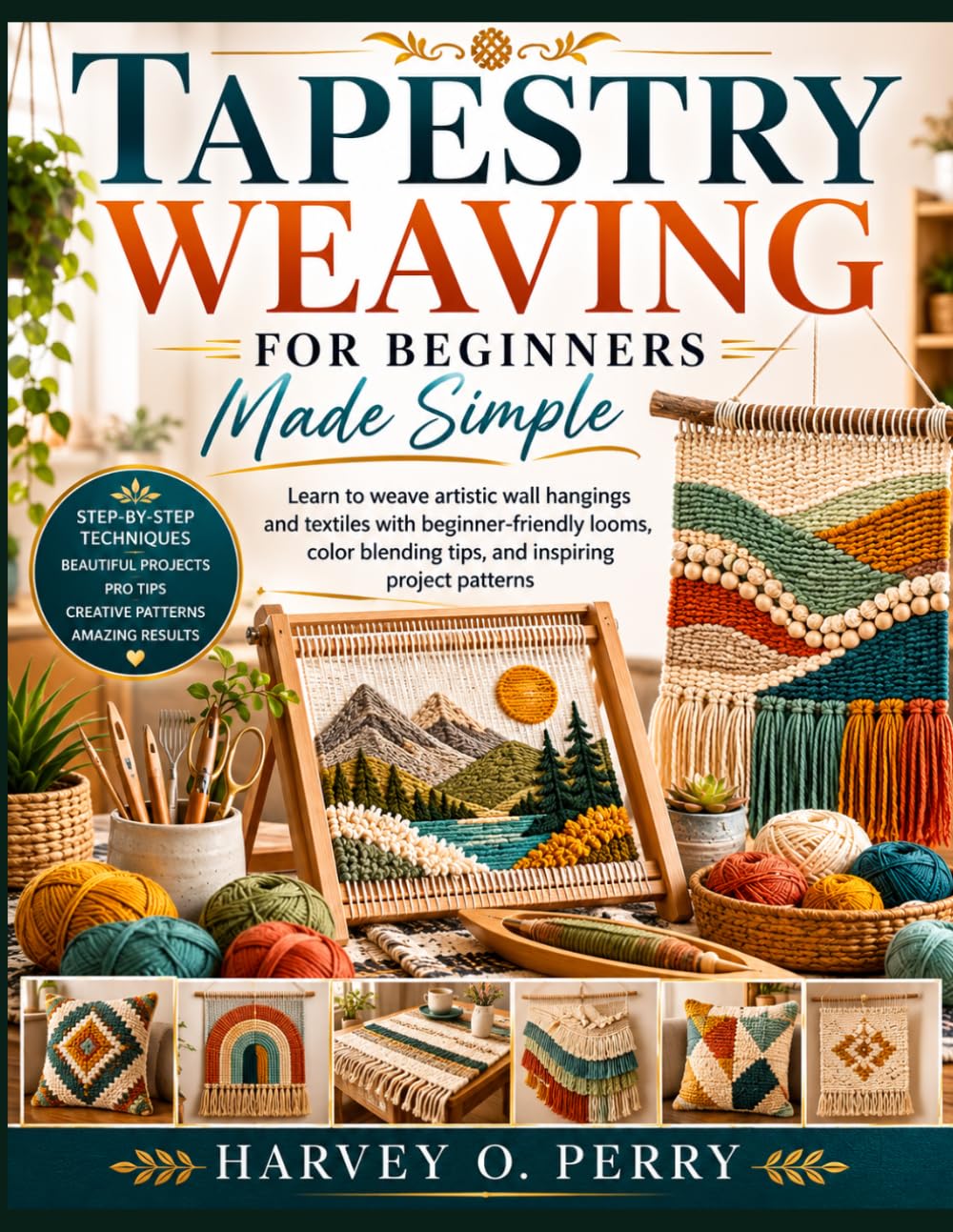 Tapestry Weaving for Beginners Made Simple: Learn to weave artistic wall hangings and textiles with beginner-friendly looms, color blending tips, and inspiring project patterns baixar o livro de graça