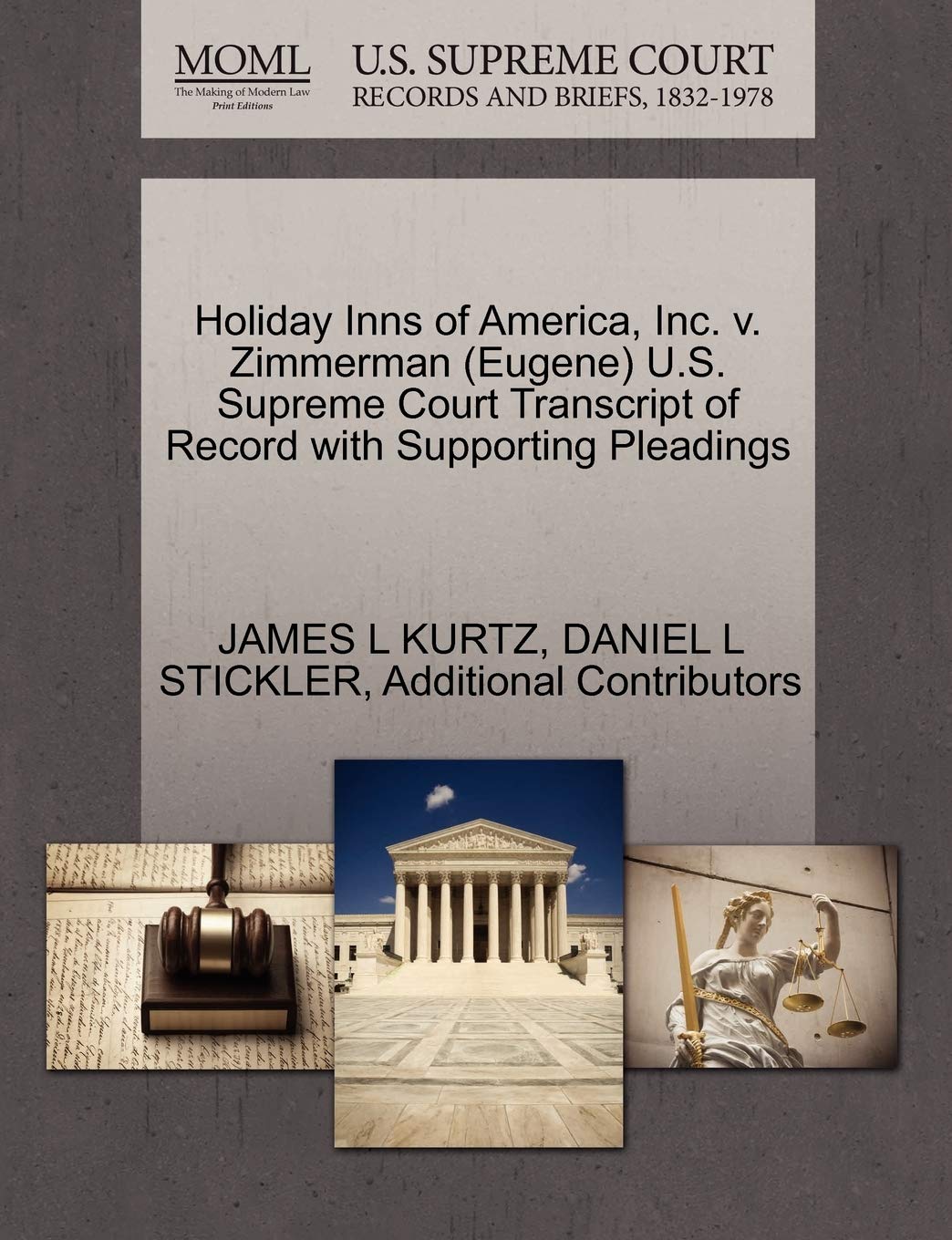 capítulo por capítulo baixar Holiday Inns of America, Inc. v. Zimmerman (Eugene) U.S. Supreme Court Transcript of Record with Supporting Pleadings