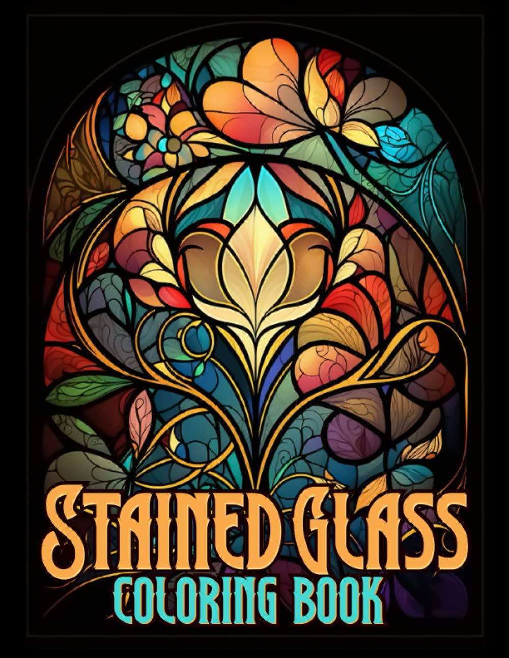 ler totalmente Stained Glass Coloring Book: A relaxing coloring book for Adults and Teens with 40 unique and beautiful Stained Glass Designs like Birds, Flowers,... Images for Stress Relief & Creativity
