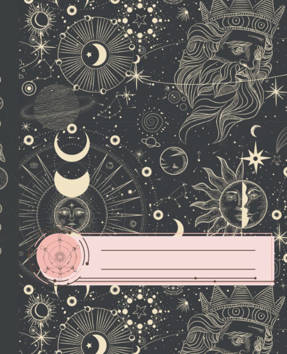 Graph Paper Notebook Quad Ruled 5x5: Astronomy Vintage Science Illustration: Aesthetic Composition Book For Math Physics Engineering Student