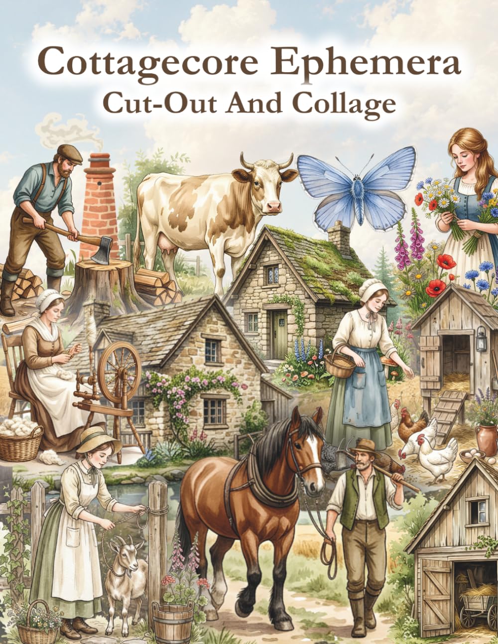 capítulo por capítulo baixar Cottagecore Ephemera: Over 200 Cottagecore Cut-Outs for Junk Journals, Scrapbooking, Collage Art, Fussy Cutting, Mixed Media and Creative Paper Crafts